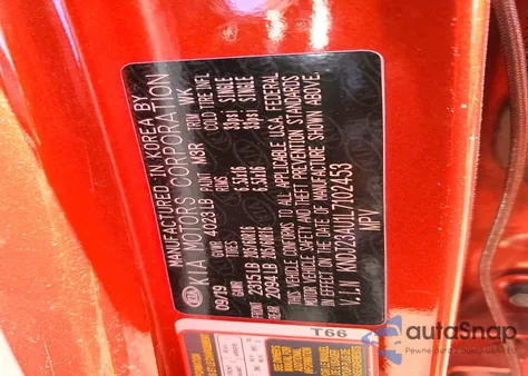 2020 Kia Soul Lx from USA, damaged, VIN KNDJ23AU1L7102453